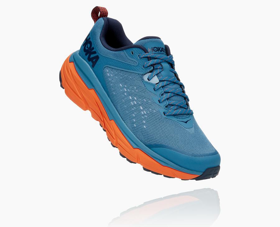 Hoka One One Trailove Tenisky Panske Modre - Challenger ATR 6 - 40328-EMSH